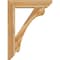 Ekena Millwork Legacy Slat Rough Sawn Bracket w/ Offset Brace, Western Red Cedar, 8"W x 36"D x 48"H BKT0806X36X48LEC06RWR - alternate 4